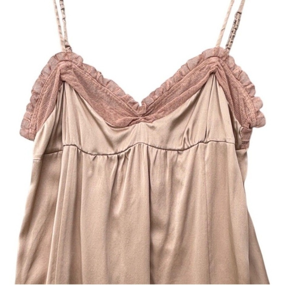 Odd Molly Rock-A-Fellow Silk Slip Dress Small Anthropologie Boho Style NWT